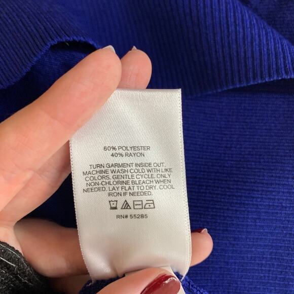 Express Sweater Women XS Extra Small Dolman Elastic Hem Pullover Slouchy Cropped - Picture 8 of 10